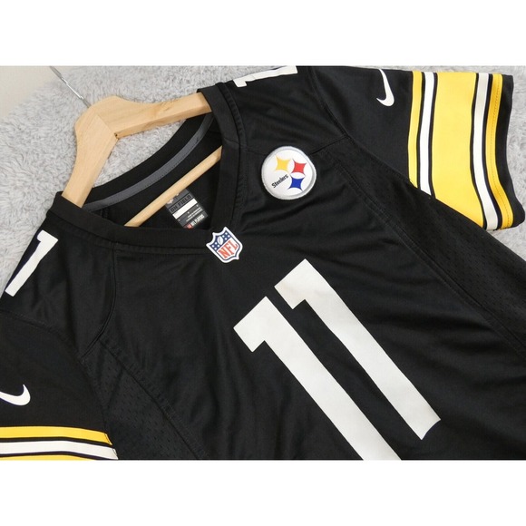 Nike Pittsburgh Steelers Jersey Women's L‎  Black 11 Chase Claypool (2021) - Picture 1 of 6
